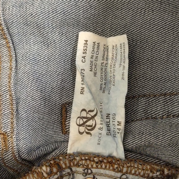 USED Rock and Republic 14M BERLIN RN130273 CA55394 SHORTS - Picture 8 of 16
